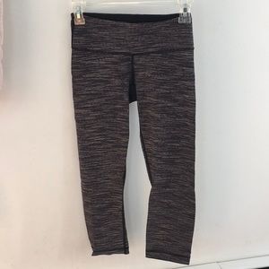 Size 4 Striped Crops